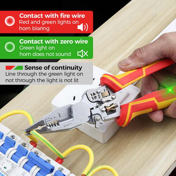 All-in-One Stripping Pliers | Perfect for Wrapping and Splitting Wire | Stornfield