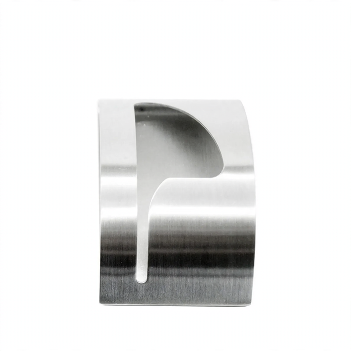 Towel clamp, stainless steel, suction cup, semicircular