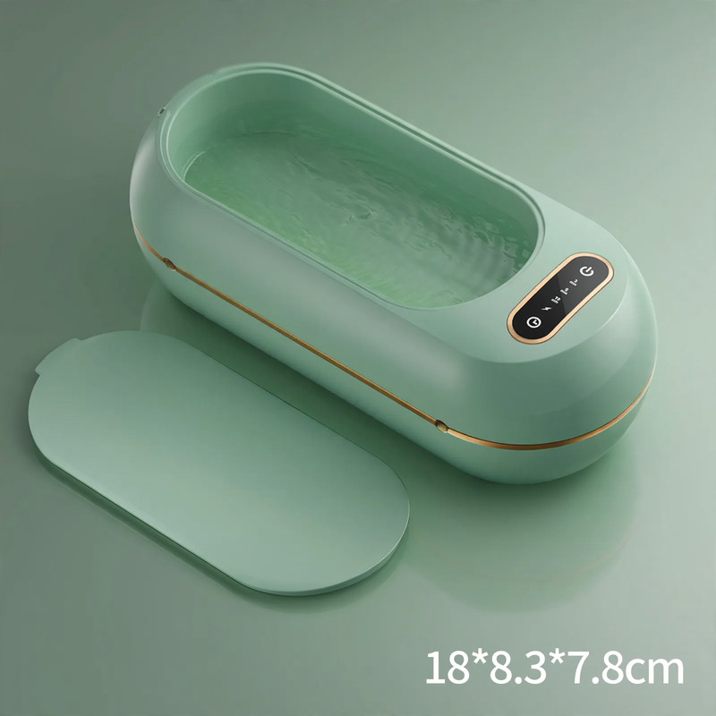 Ultrasonic cleaning device for glasses and jewelry