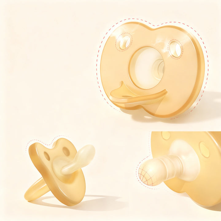 Silicone pacifier, 0–6 months