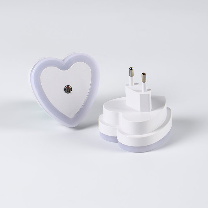 Socket night light with light sensor, LED