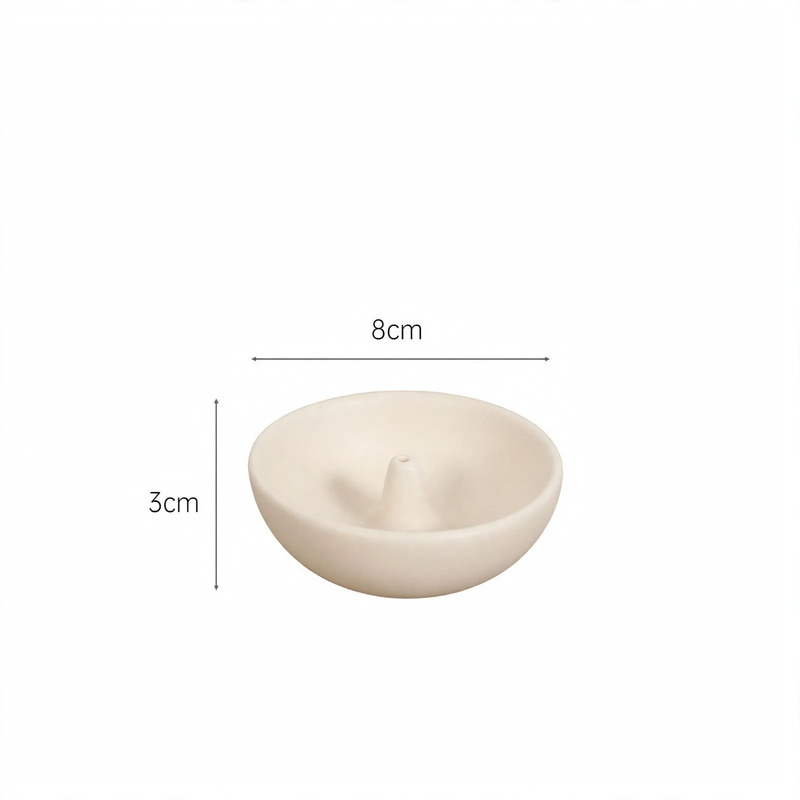 Incense Stick Holder Blossom, Ceramic, Nordic