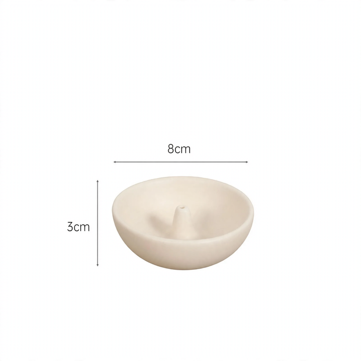 Incense Stick Holder Blossom, Ceramic, Nordic
