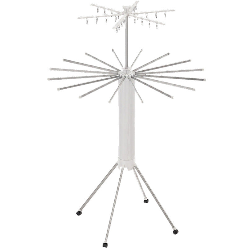 Standing laundry dryer, foldable, plastic