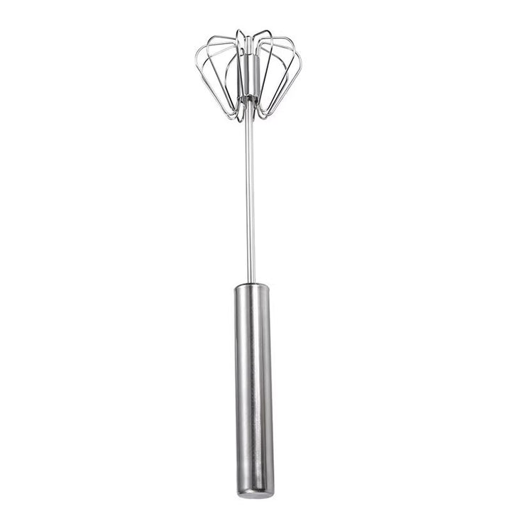 Half-automatic whisk made of stainless steel