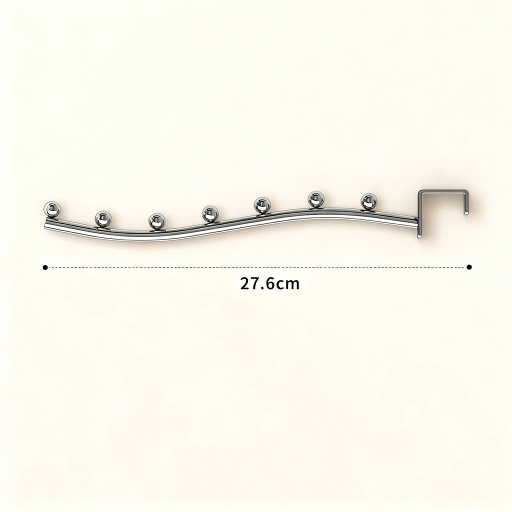 Wall hooks for clothing, stainless steel, multiple