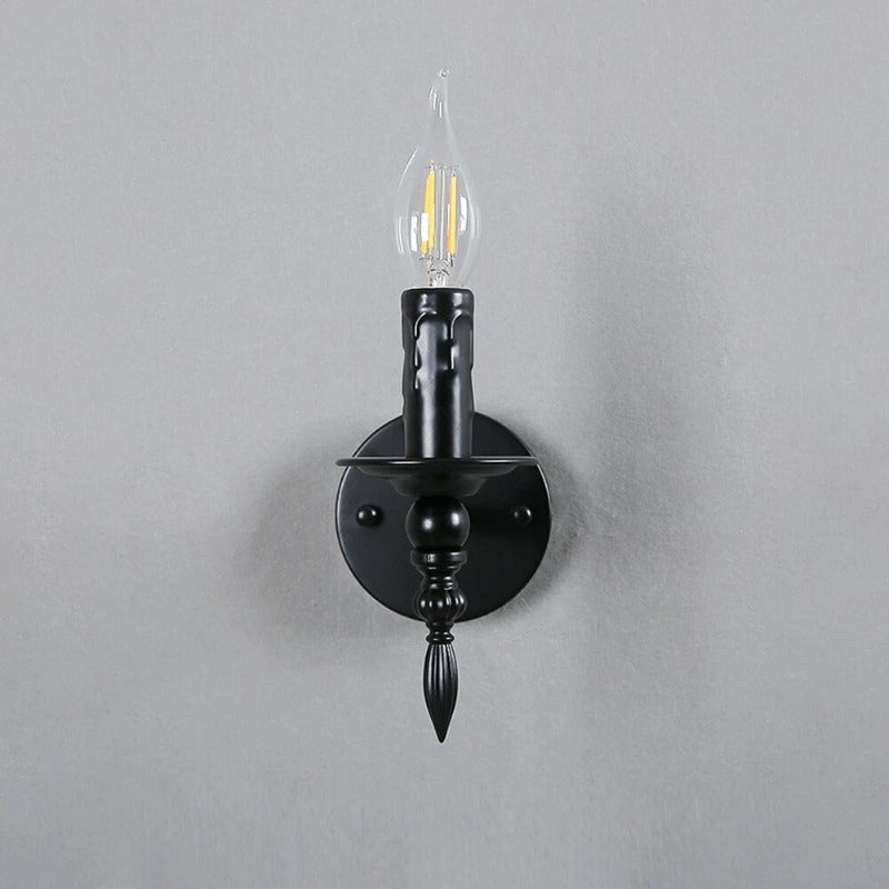 Stornfield Elegant Black Wall Light