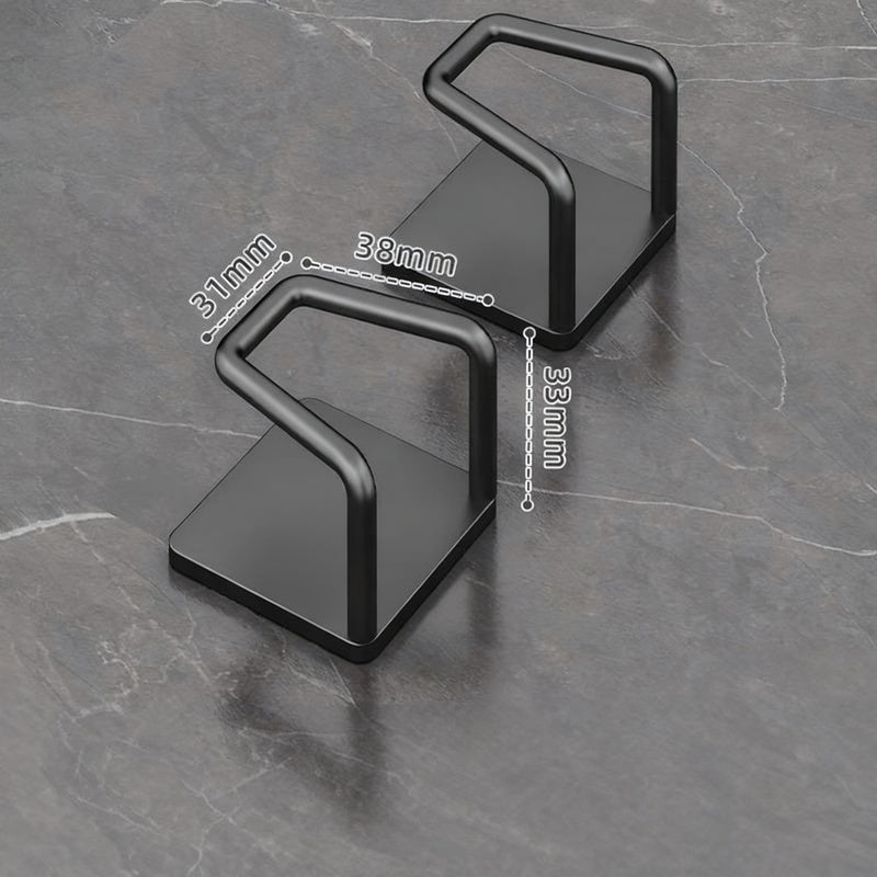 Stainless steel hooks for under-cabinet, no drilling
