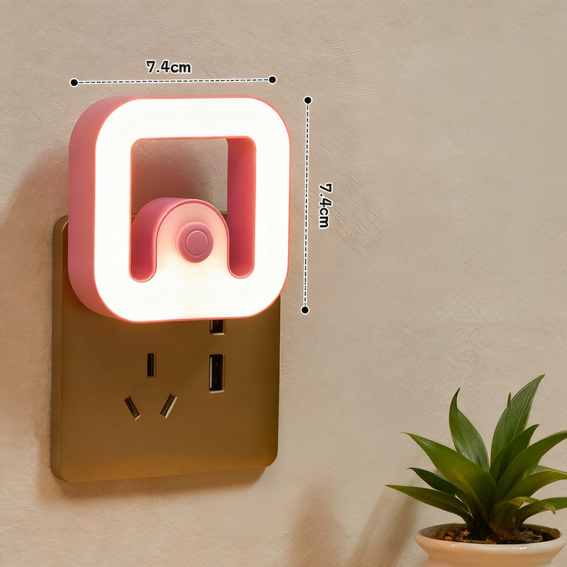 LED night light with 3-level brightness control