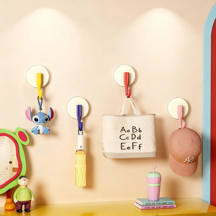 Suction cup hook made of plastic