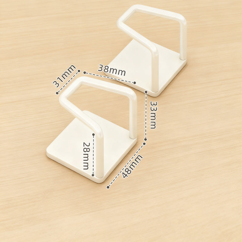 Stainless steel hooks for under-cabinet, no drilling