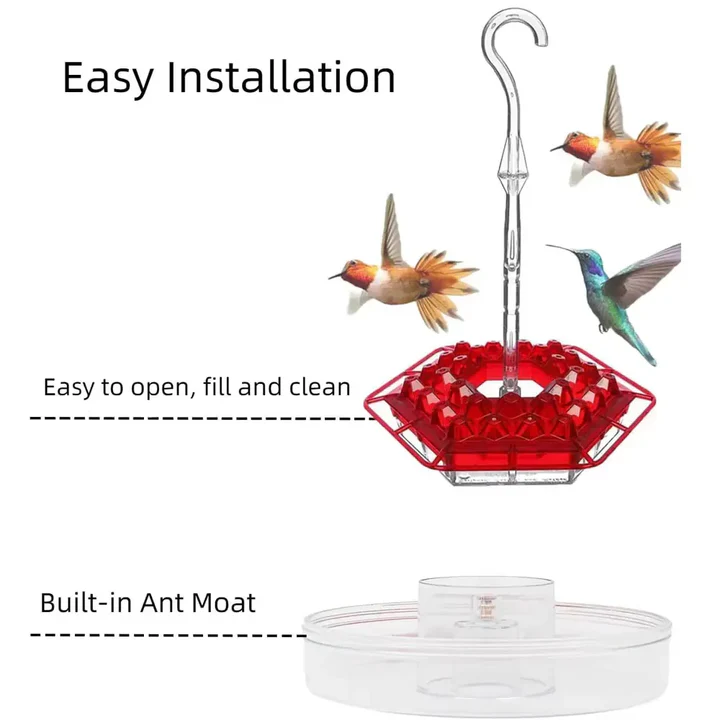 Stornfield | Ant Proof Hummingbird Feeder, Outdoor Hanging Perch