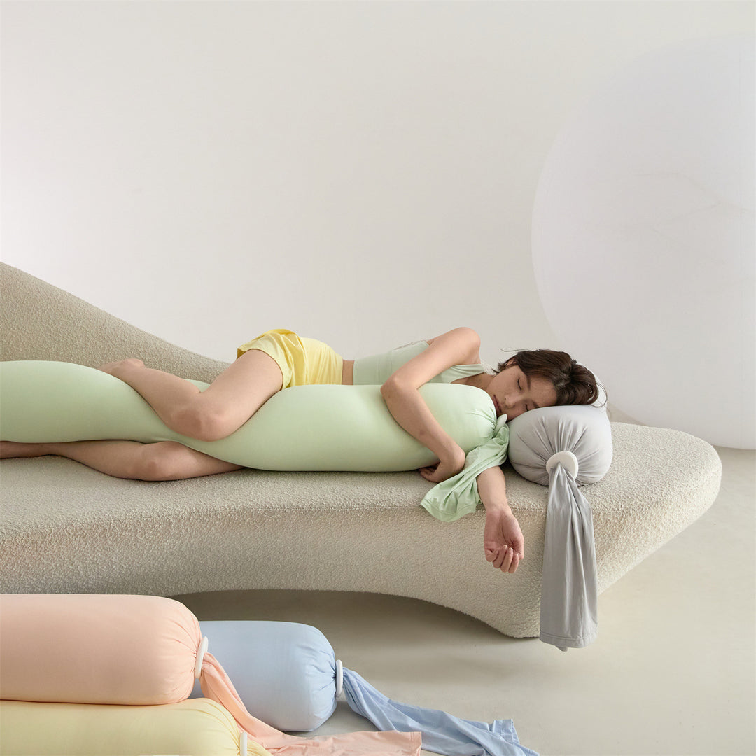 Washable side sleeper pillow with EPS filling