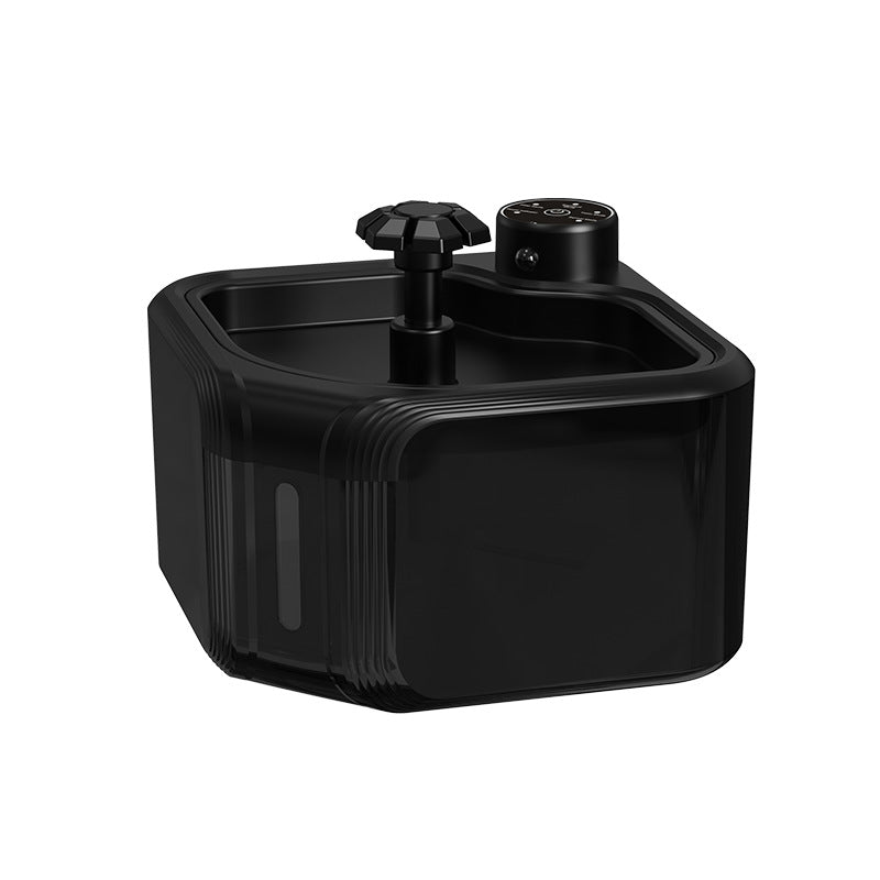 Automatic pet drinking fountain made of stainless steel