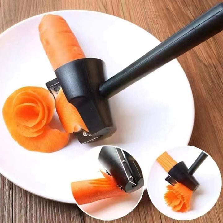 Spiral cutter for vegetables and fruits