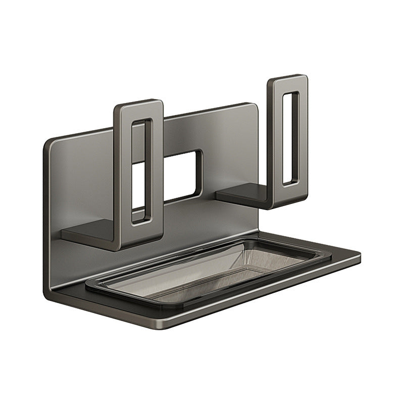 Wall-mounted kitchen shelf made of carbon steel
