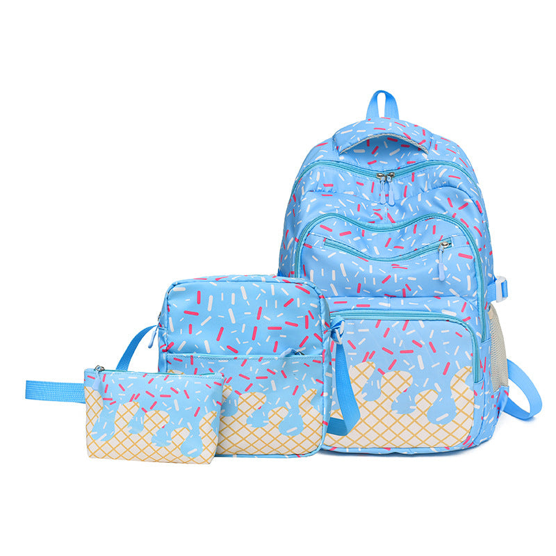 Backpack with print pattern, waterproof, 56–75 L