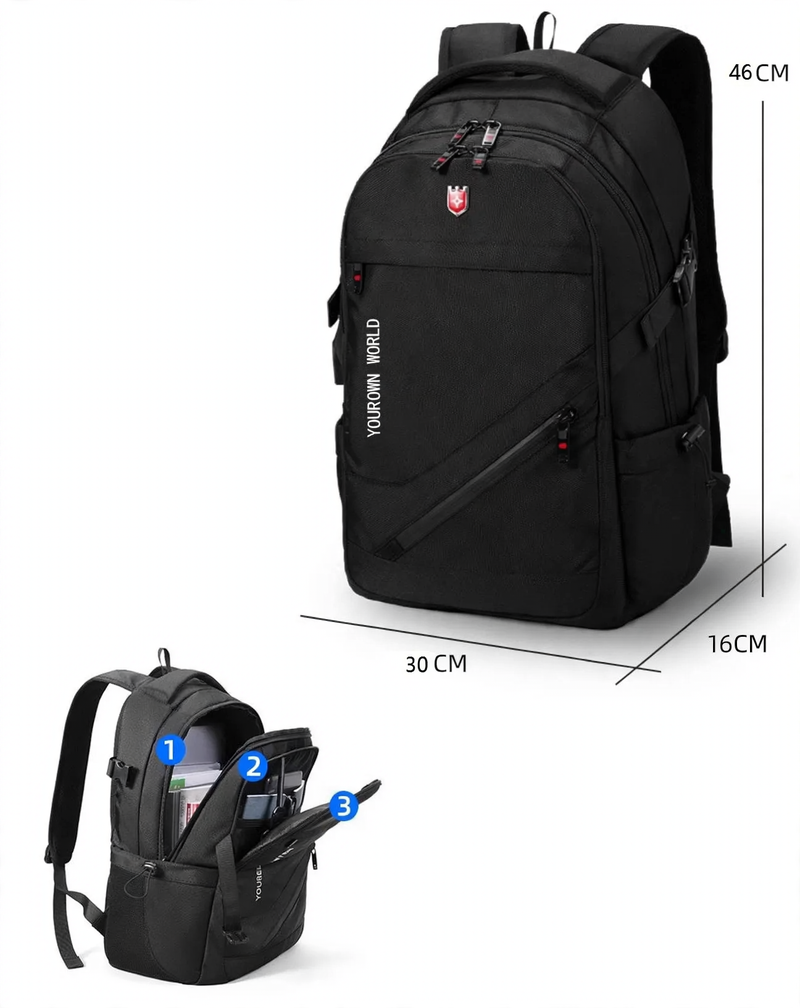 Backpack with laptop compartment, 15 inch