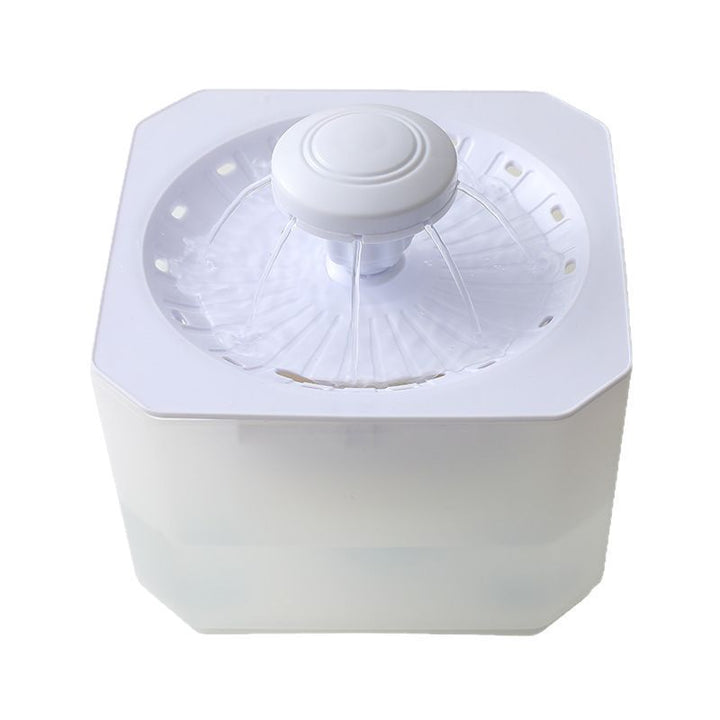 Automatic pet drinking fountain with circulation