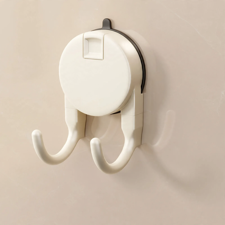 Suction cup hooks, set of 4, plastic
