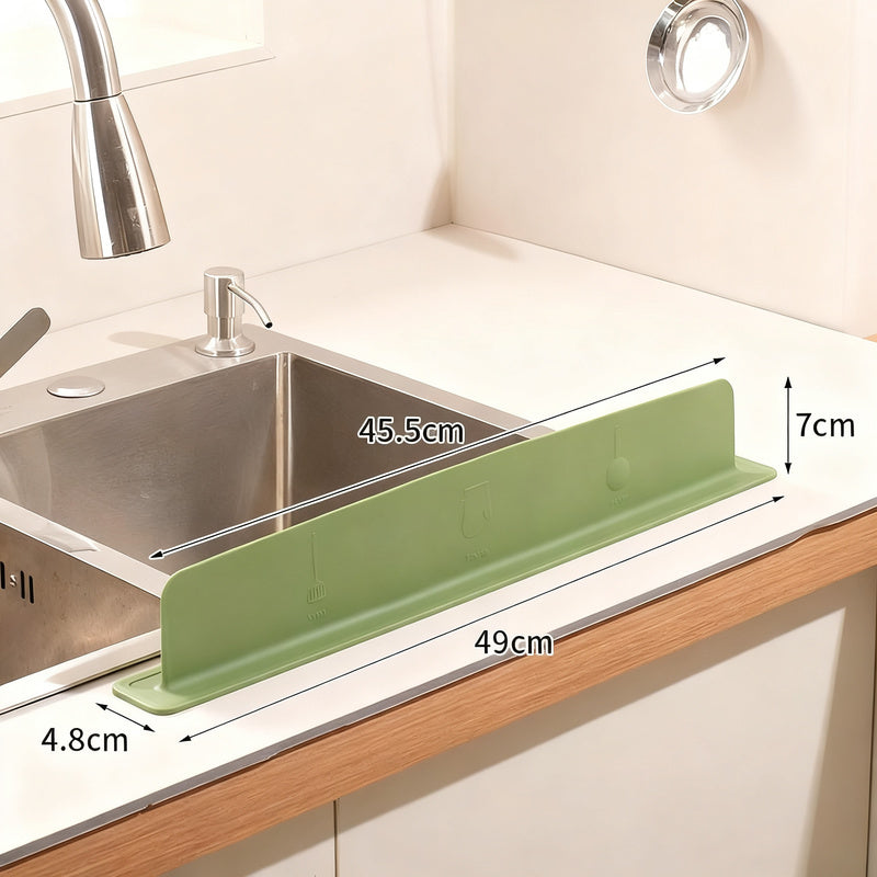 Silicone splash guard for sink