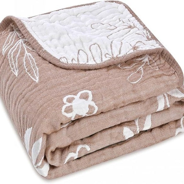 Cotton baby blanket, 6-layer, 103 x 103 cm