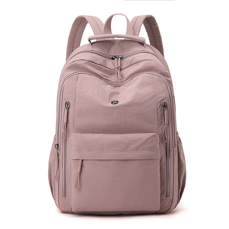 Nylon backpack, back-friendly, versatile