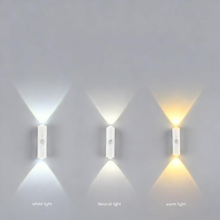 Wall lamp with motion sensor and LED