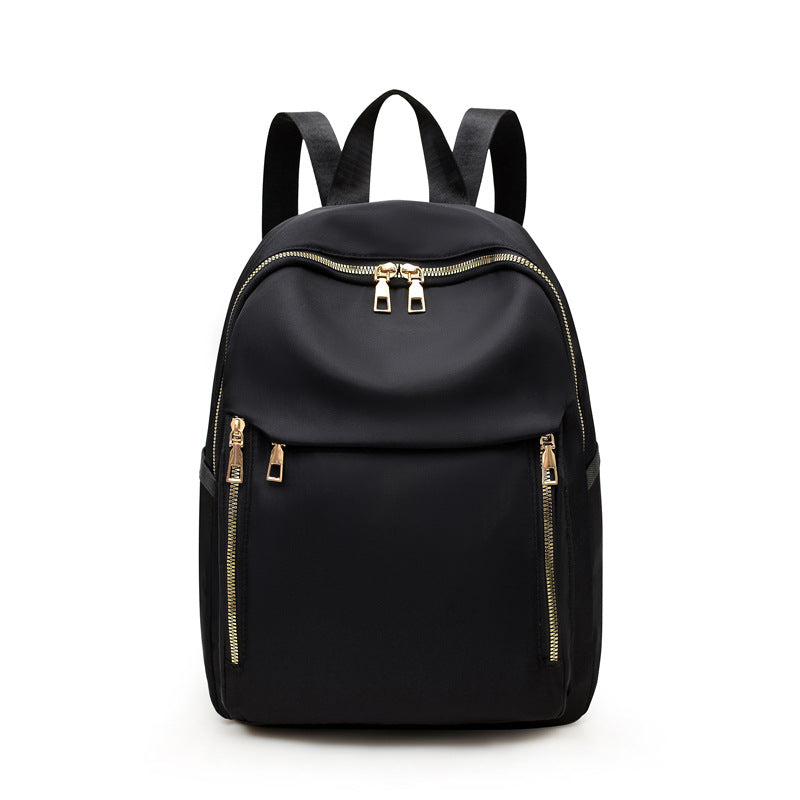 Large nylon backpack with ergonomic design