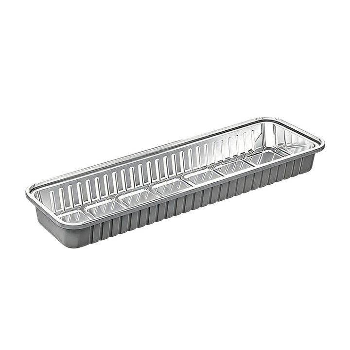 Disposable aluminum oil pan for extractor