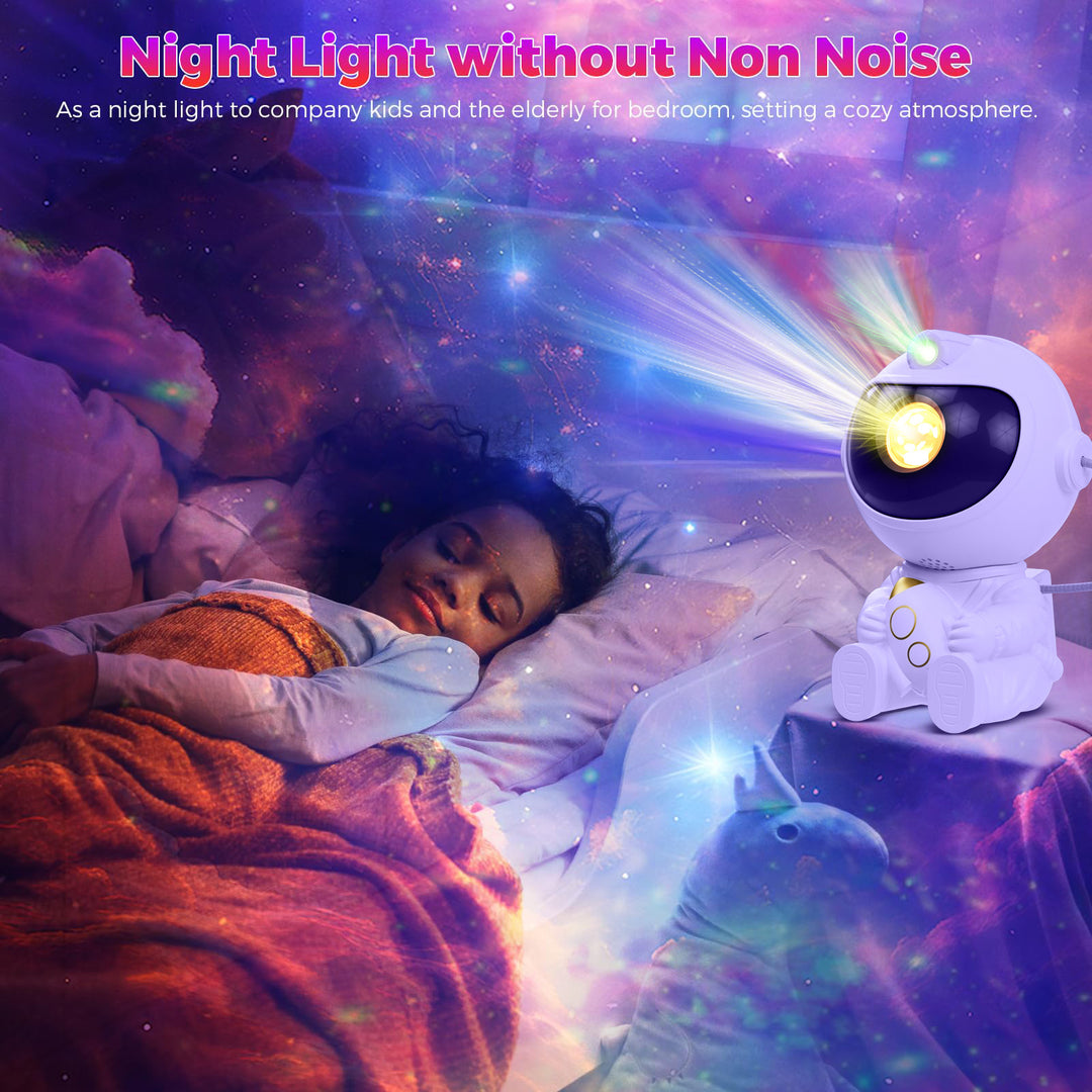 Star projector with astronaut design