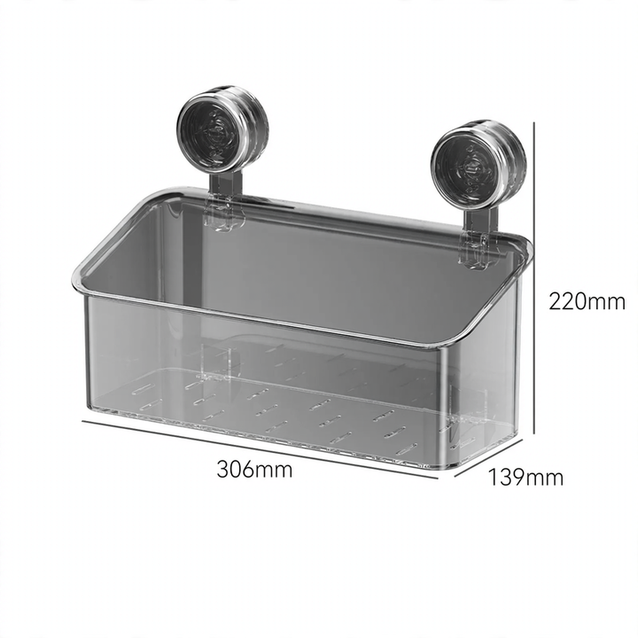 Suction cup wall box with drain, model YM.6933-59063