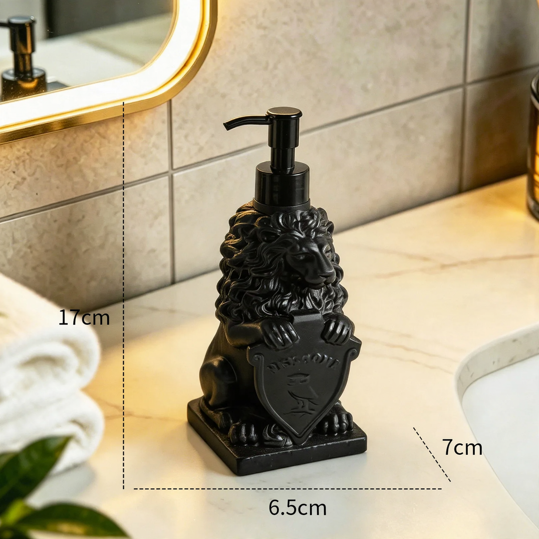 Lion Soap Dispenser with Pump Closure