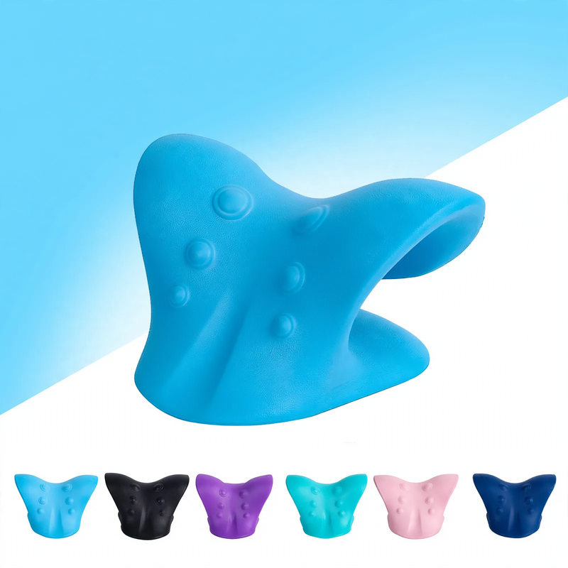 Neck massage pillow with air pressure kneading massage