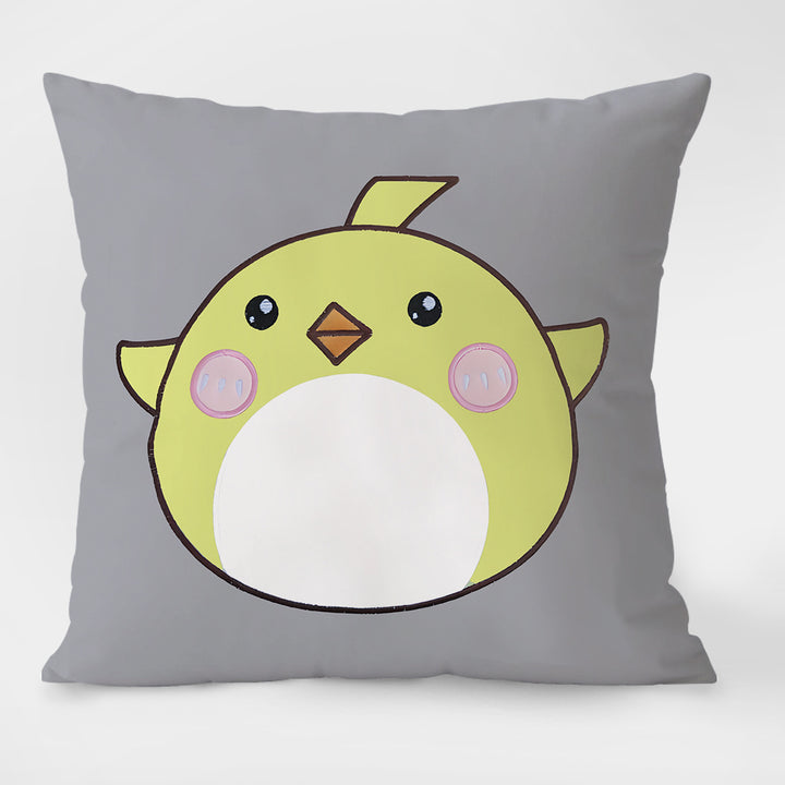 Decorative cushions with cartoon design, filled