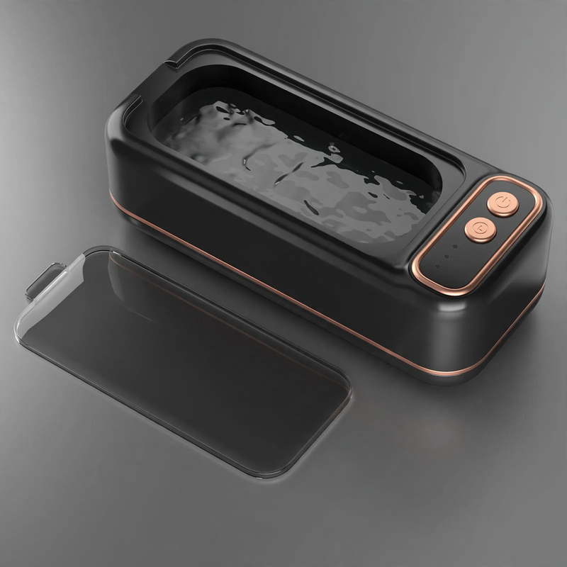 Ultrasonic cleaning device for glasses and jewelry