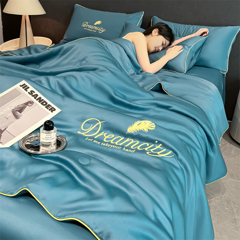 Summer blanket made of ice fiber, 150–200 cm, washable