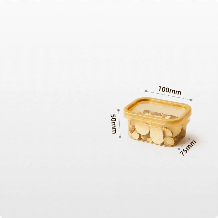Plastic storage containers, 200–900 ml