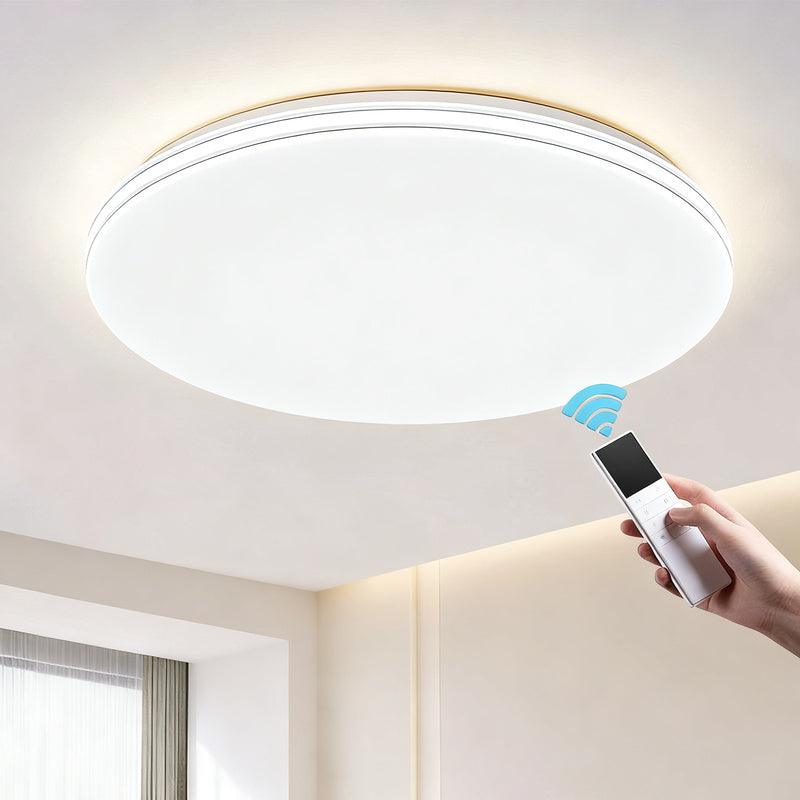 LED ceiling light round 40 cm, modern, dimmable