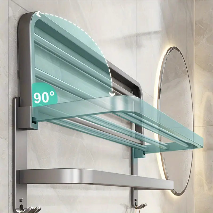 Towel holder with suction cups | Easy installation, secure hold | Stornfield