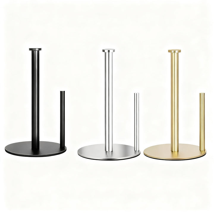 Stainless steel kitchen roll holder