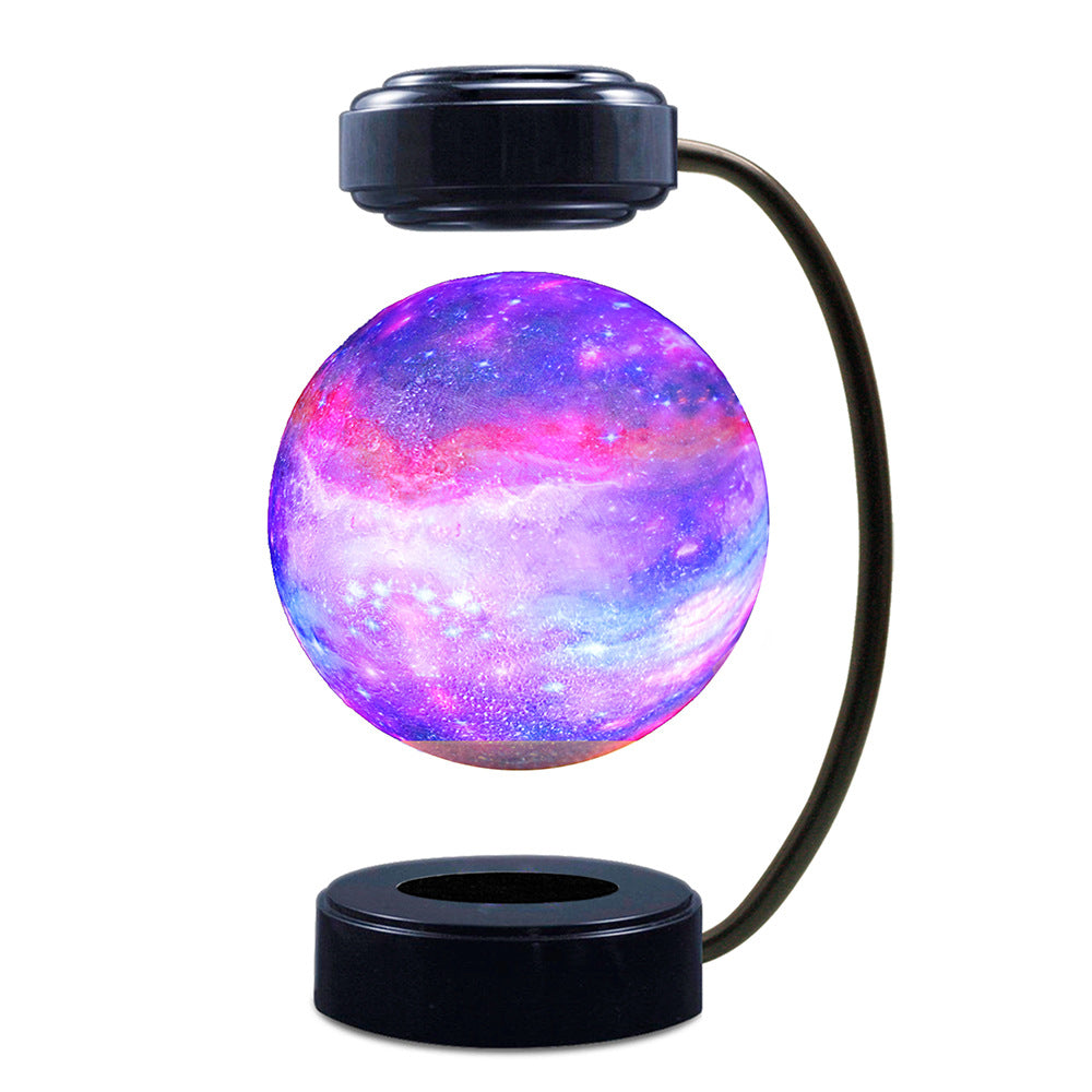Magnetic floating light moon with LED