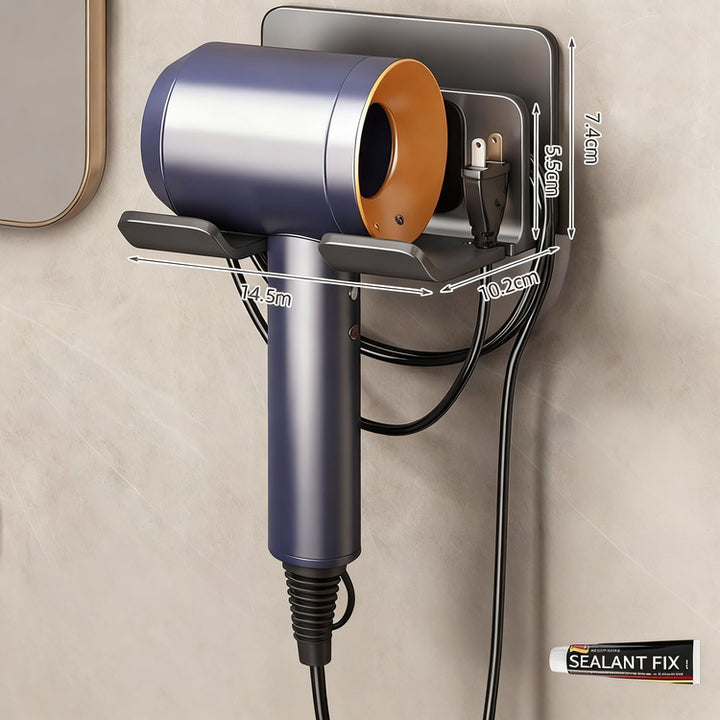 Hair Dryer Holder with Cable Winder