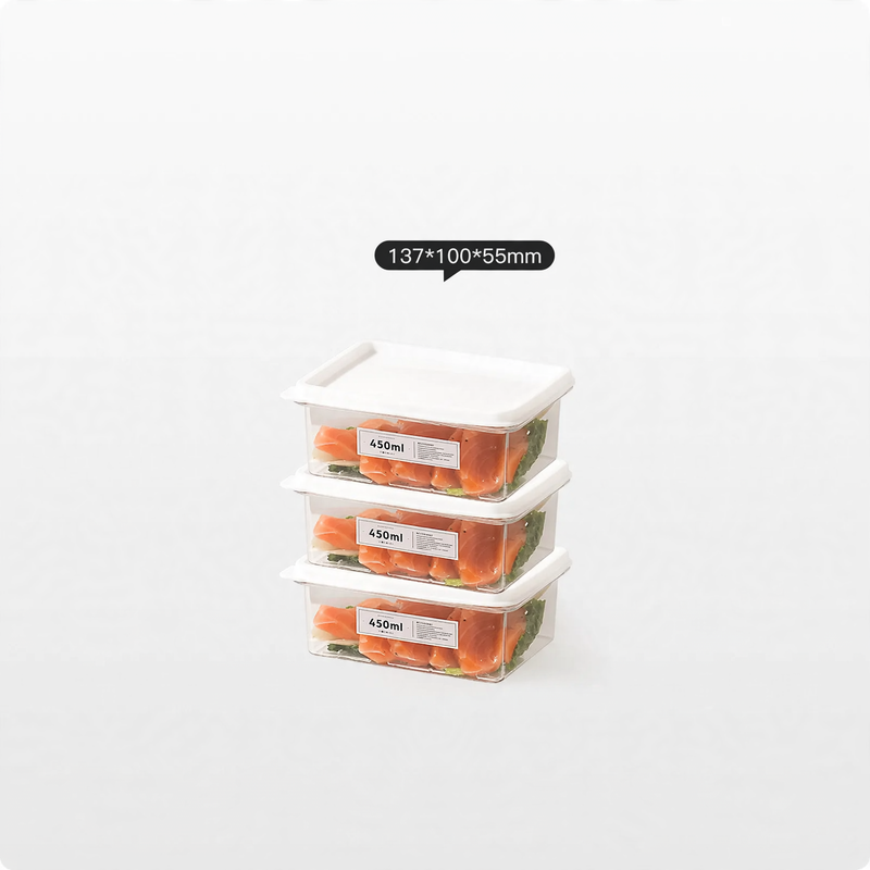Refrigerator storage box, sealed, various sizes