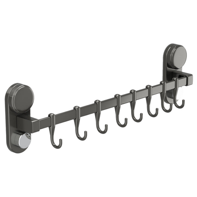 Kitchen hanger with suction cup, drill hole free