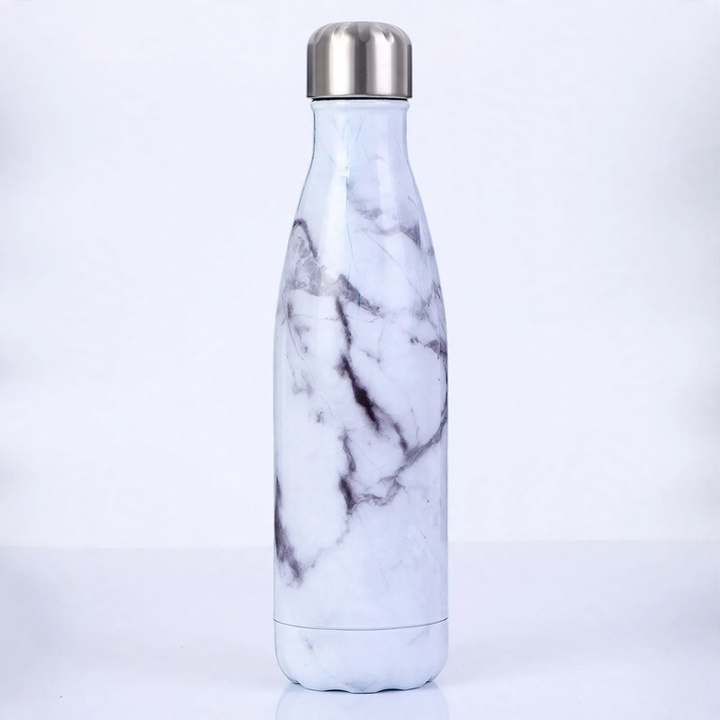 Insulated stainless steel drinking bottle, 500 ml