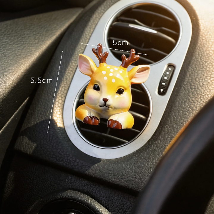Cartoon car air freshener made of plastic