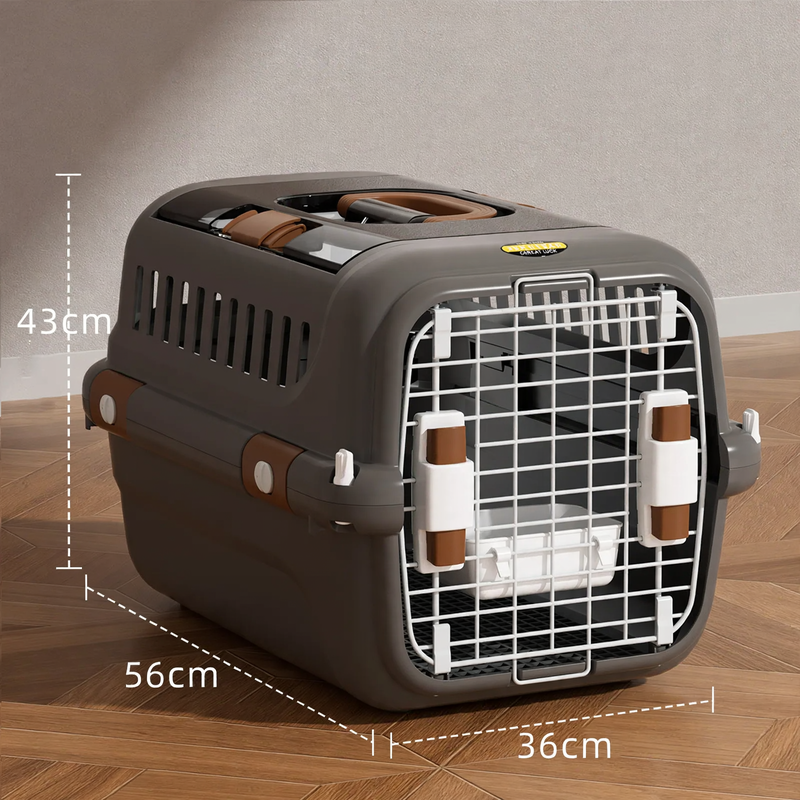 Transport box for pets, PP, with window