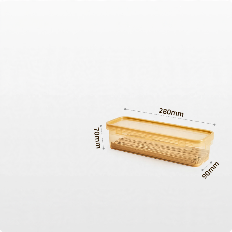 Plastic storage containers, 200–900 ml