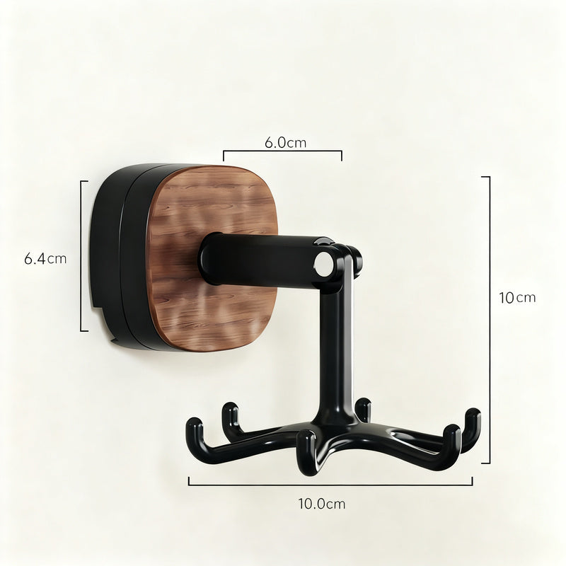 Rotating kitchen hook, PC, no drilling